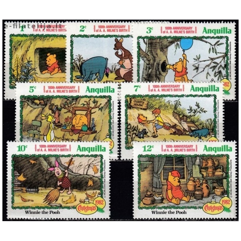 Anguilla 1982. Disney figures