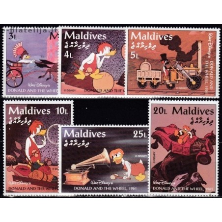 Maldives 1995. Disney figures