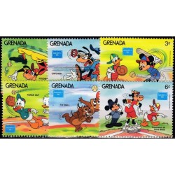 Grenada 1986. Disney figures