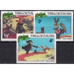 Turks and Caicos 1981. Disney figures