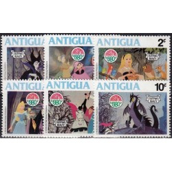 Antigua 1980. Disney figures