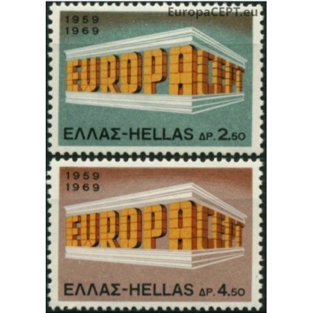 Greece 1969. EUROPA & CEPT on Symbolic Colonnade