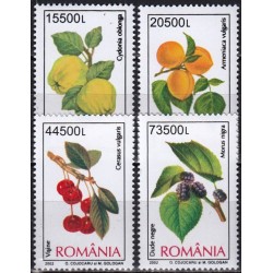 Rumunija 2002. Vaisiai ir uogos