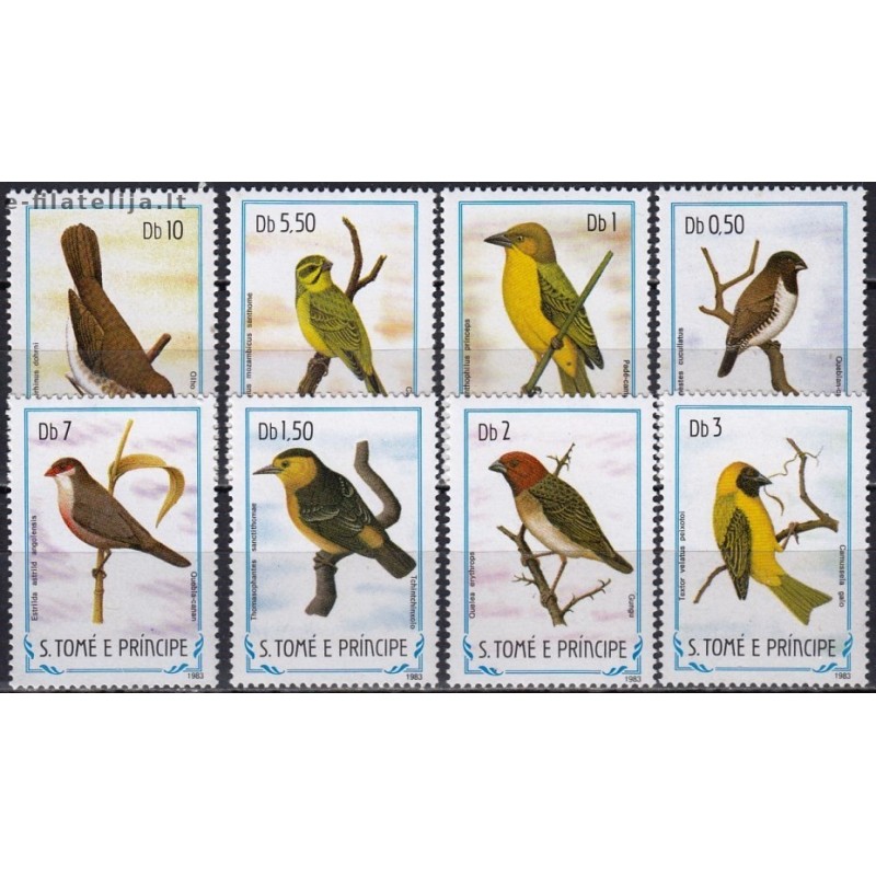 Sao Tome and Principe 1983. Birds