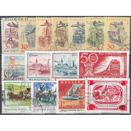Hungary. Set of used stamps XXII