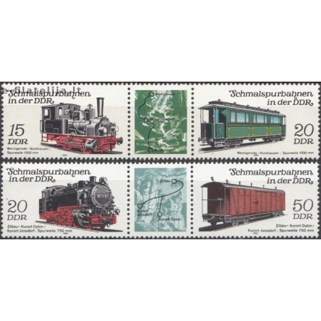 Rytų Vokietija 1981. Geležinkelių transportas