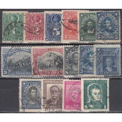 Chile. Set of used stamps III
