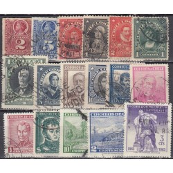 Chile. Set of used stamps IV