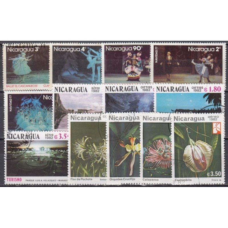 Nicaragua. Set of used stamps II