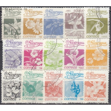 Nicaragua. Set of used stamps IV