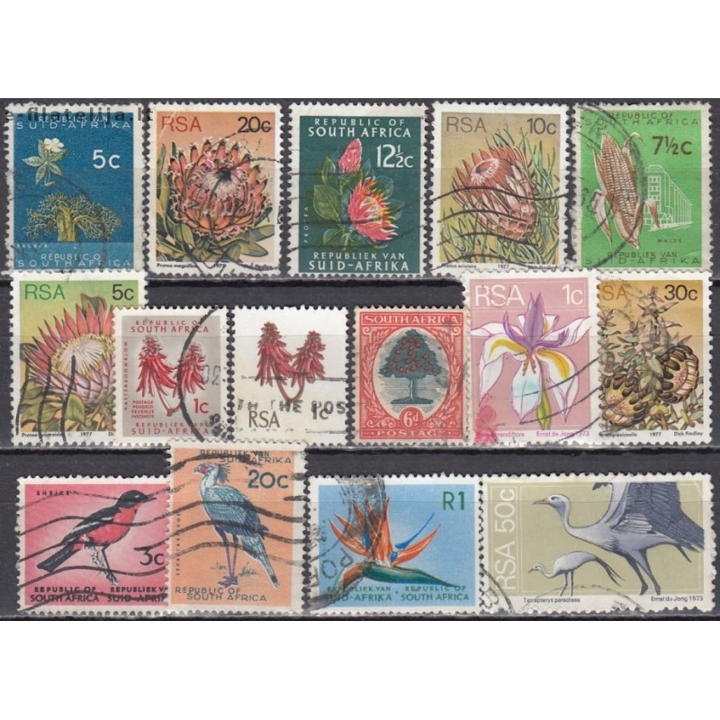 South Africa. Set of used stamps I