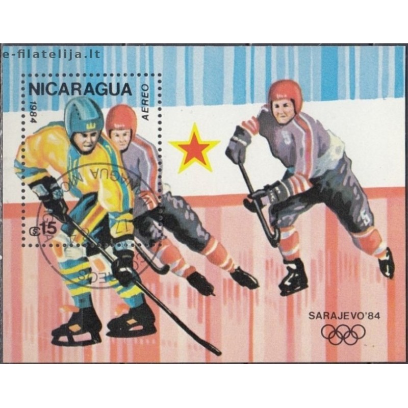Nicaragua 1984. Winter Olympic Games Sarajevo