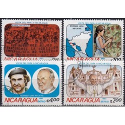 Nicaragua 1983. Visit of John Paul II