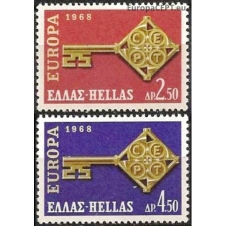 Greece 1968. Key with CEPT in handle