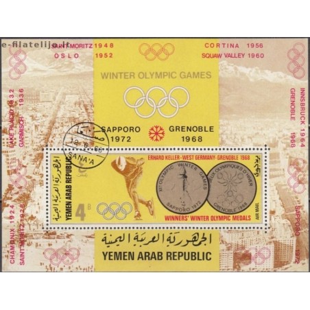 Yemen 1970. Winter Olympic Games Sapporo III