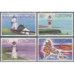 Faroe Islands 1985. Lighthouses