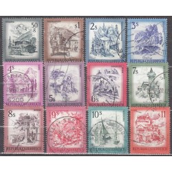 Austria. Set of used stamps IV (Landscapes)