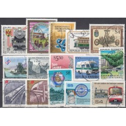 Austria. Set of used stamps XXIII (Transport)