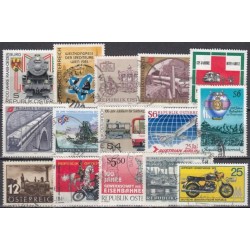 Austria. Set of used stamps XXIV (Transport)
