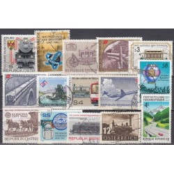 Austria. Set of used stamps XXV (Transport)