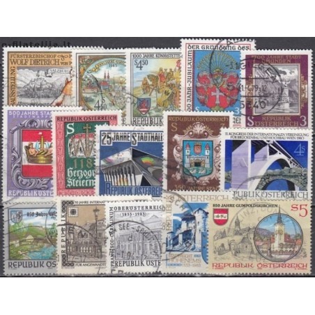 Austria. Set of used stamps XXIX (History)