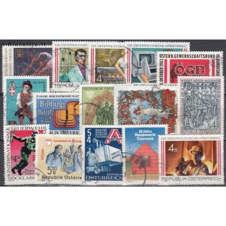 Austria. Set of used stamps XXXII (Workers)