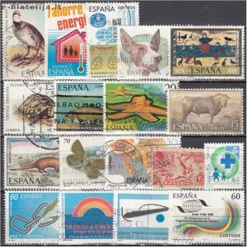 Spain. Set of used stamps XXX