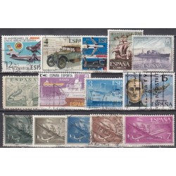 Spain. Set of used stamps XXXII (Transport)