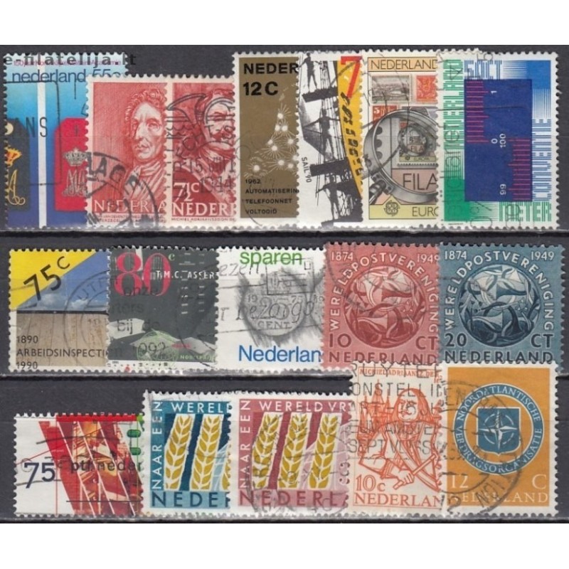 Netherlands. Set of used stamps VIII