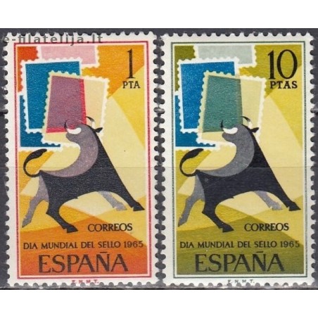 Ispanija 1965. Pašto ženklo diena