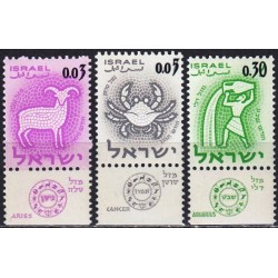Izraelis 1962. Zodiako ženklai