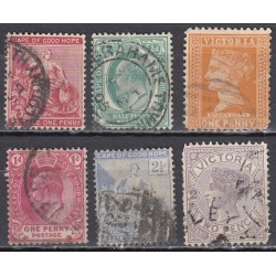 British colonies. Set of used stamps 2