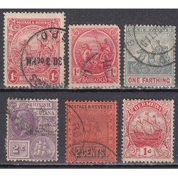 British colonies. Set of used stamps 3