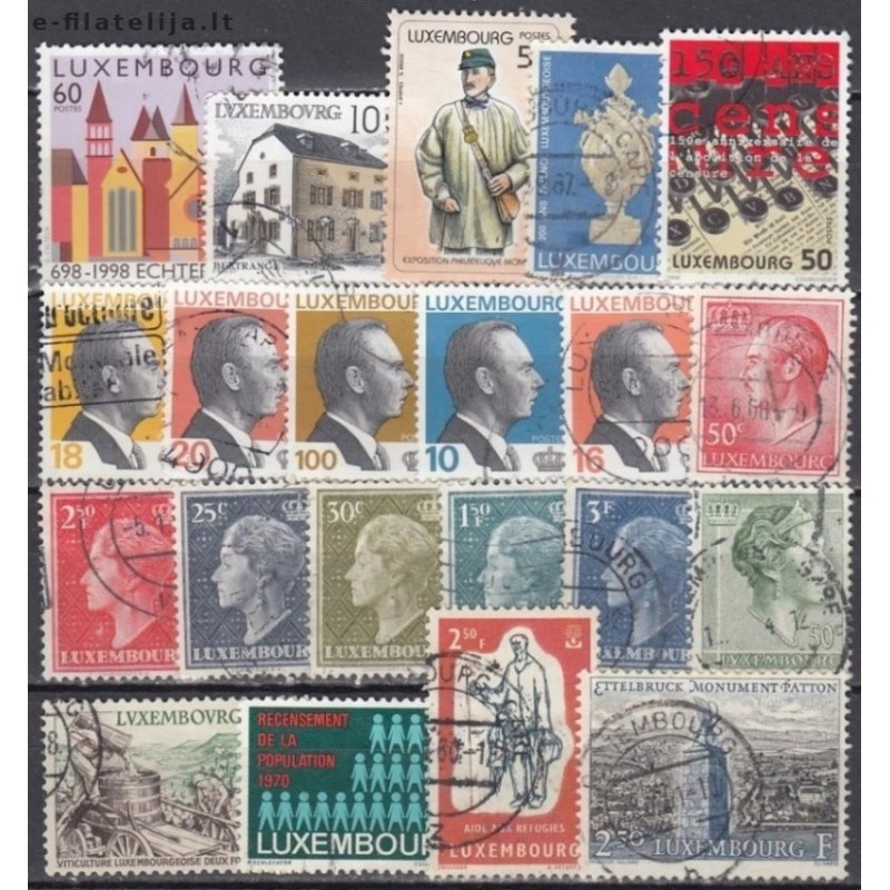 Luxembourg. Set of used stamps 20