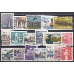 Set of used stamps 24
