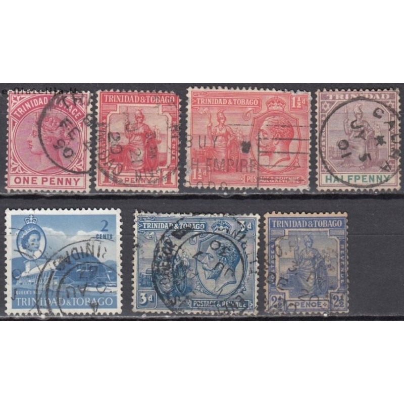 Trinidad and Tobago. Set of used stamps 2