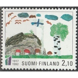 Suomija 1992. Nepriklausomybė (vaikų piešiniai)
