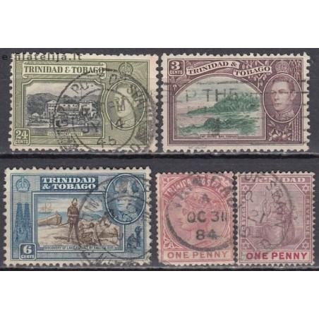 Trinidad and Tobago. Set of used stamps 4