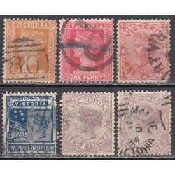 Australia (Victoria). Set of used stamps 2