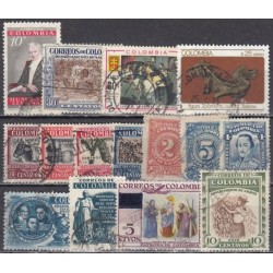 Colombia. Set of used stamps 2