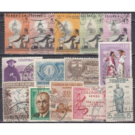 Colombia. Set of used stamps 3