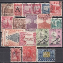 Colombia. Set of used stamps 5