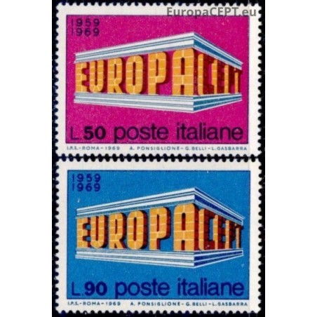 Italy 1969. EUROPA & CEPT on Symbolic Colonnade