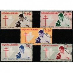 Burundi 1965. Anti-TB campaign
 Pairs-Separate stamps