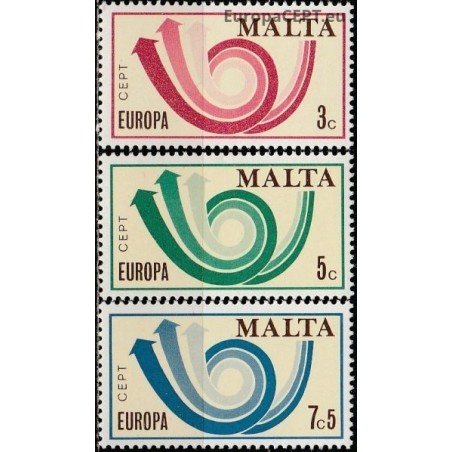 Malta 1973. CEPT: Stylised Post Horn (Post,Telegraph & Telephone)