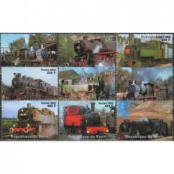 Benin 2002. Trains and locomotives