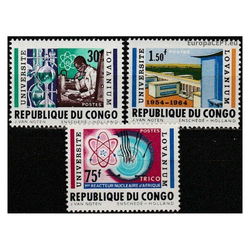 Kongas (Kinšasa) 1964. Universitetas