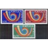 Portugalija 1973. CEPT: stilizuotas pašto ragas (3 rodyklės paštui, telegrafui ir telefonui)