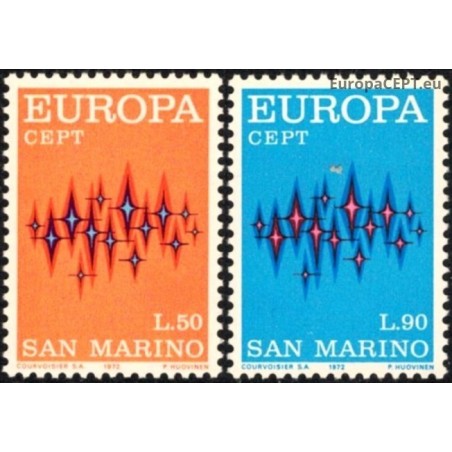 San Marino 1972. Europa CEPT
