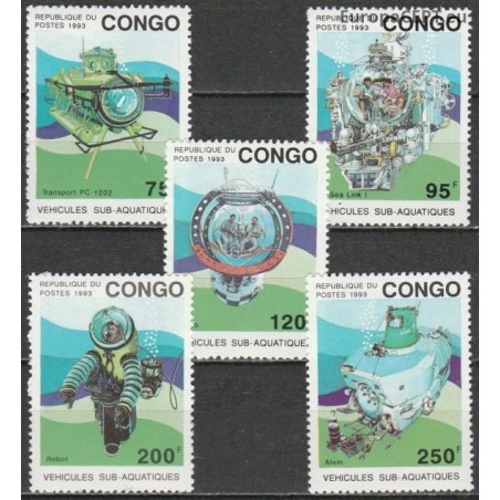 Congo (Brazzaville) 1993. Underwater research